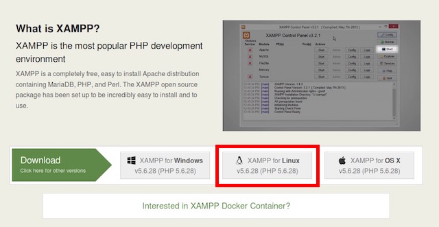 download-xampp-linux