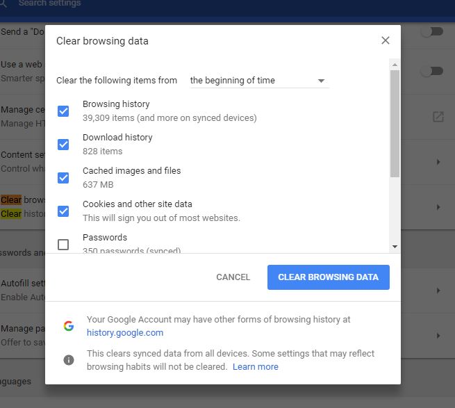Clear-Chrome-Browsing-Data