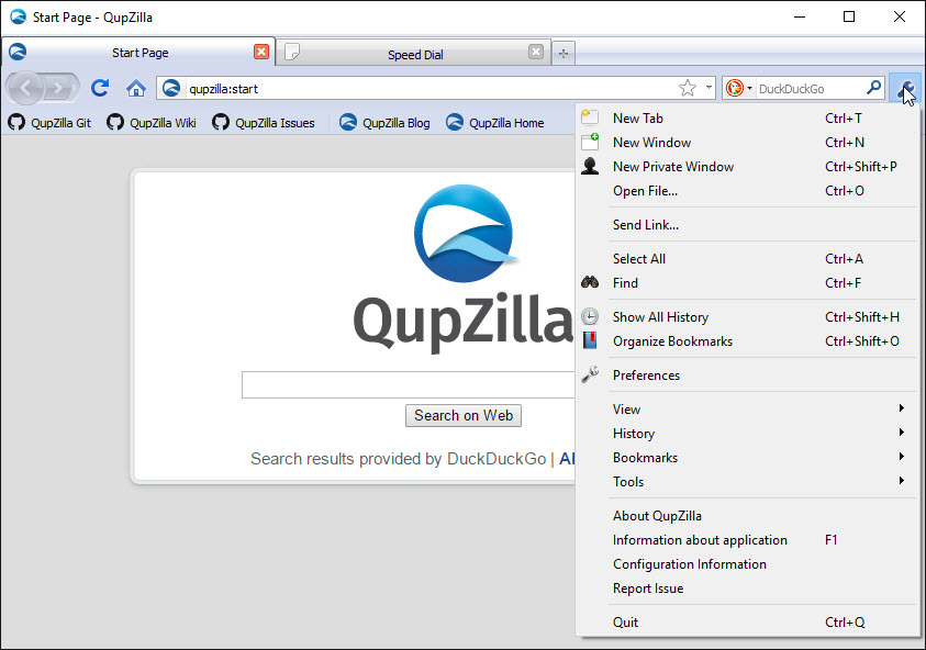 QupZilla-browser