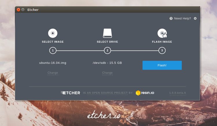 etcher for mac os