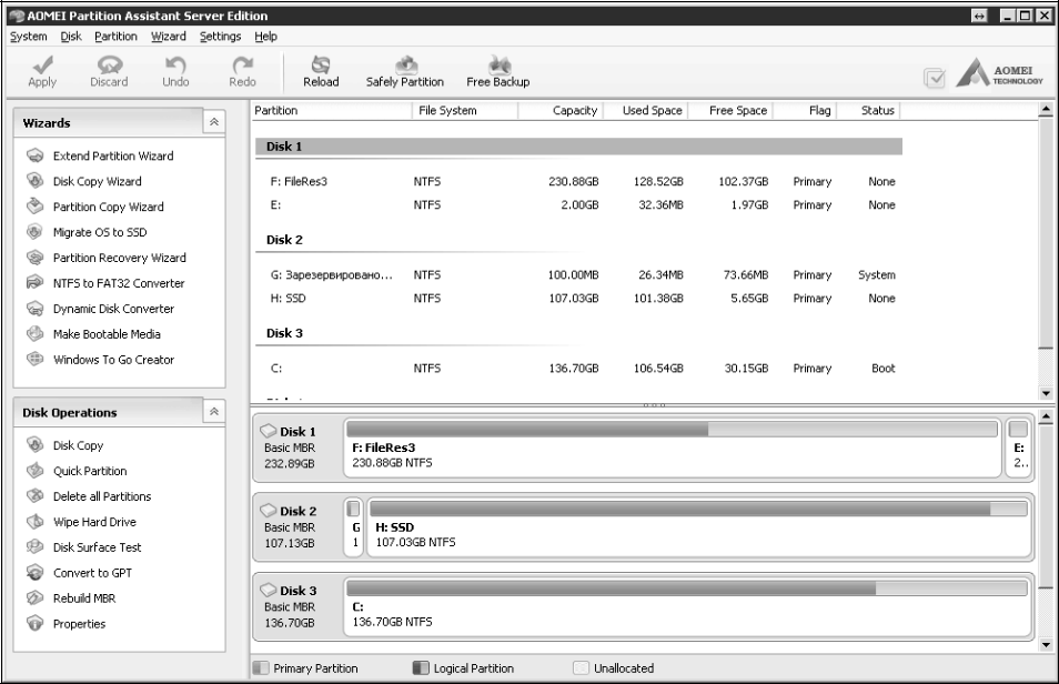 for windows download AOMEI Partition Assistant Pro 10.1