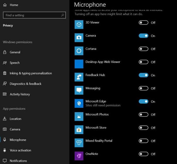Manage-Microphone--Settings