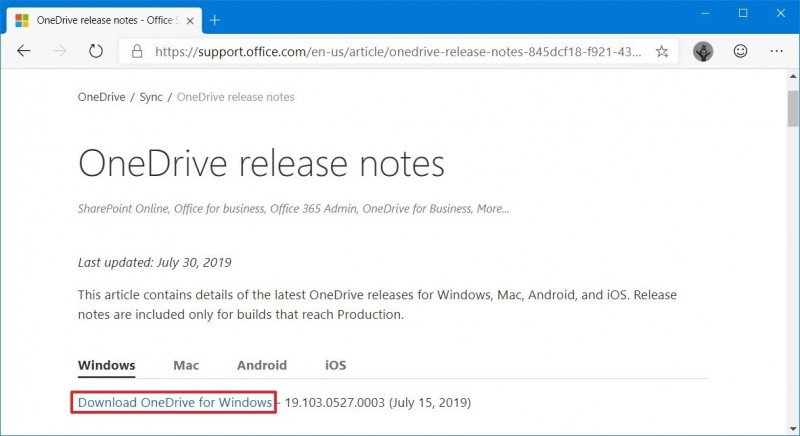 onedrive-client-download