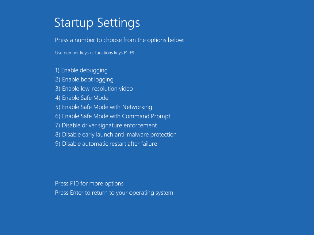windows-startup-settings-screen